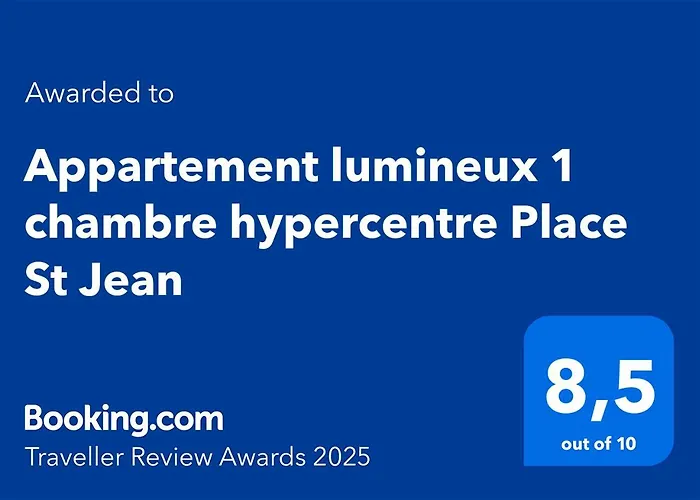Appartement Lumineux 1 Chambre Hypercentre Place St Jean